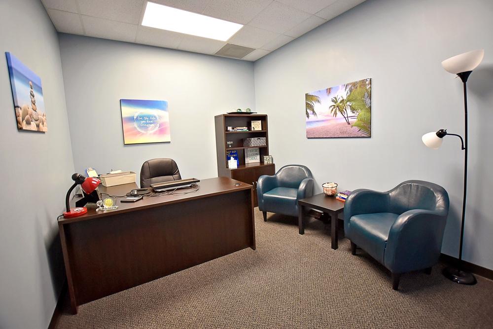 Professional counseling and therapy room — Therapy & Counseling Room at Lahore Rehab Centre, Dera Ghazi Khan
