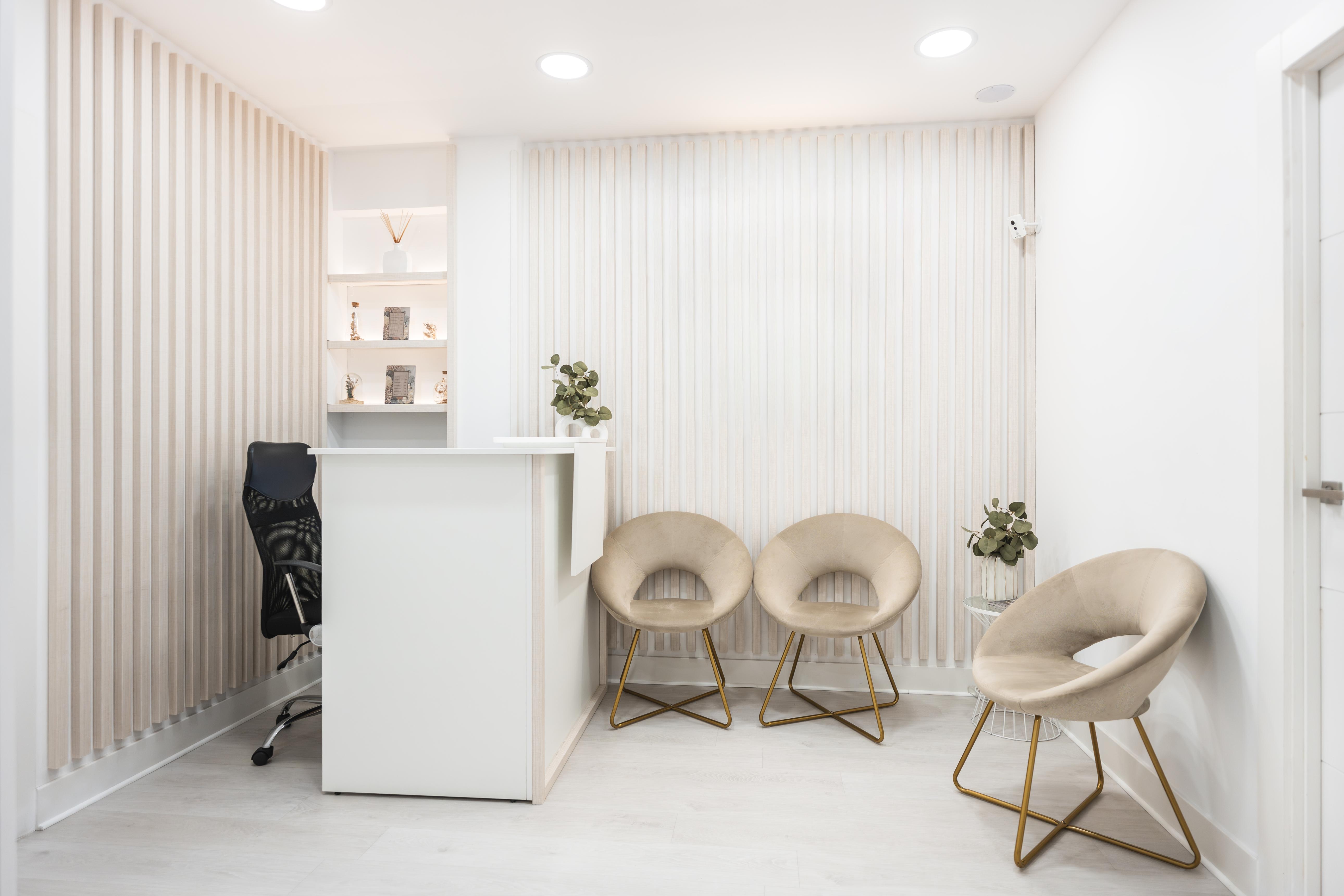 Modern rehabilitation center reception and waiting lounge — Modern Reception & Waiting Lounge at Lahore Rehab Centre, Dera Ghazi Khan