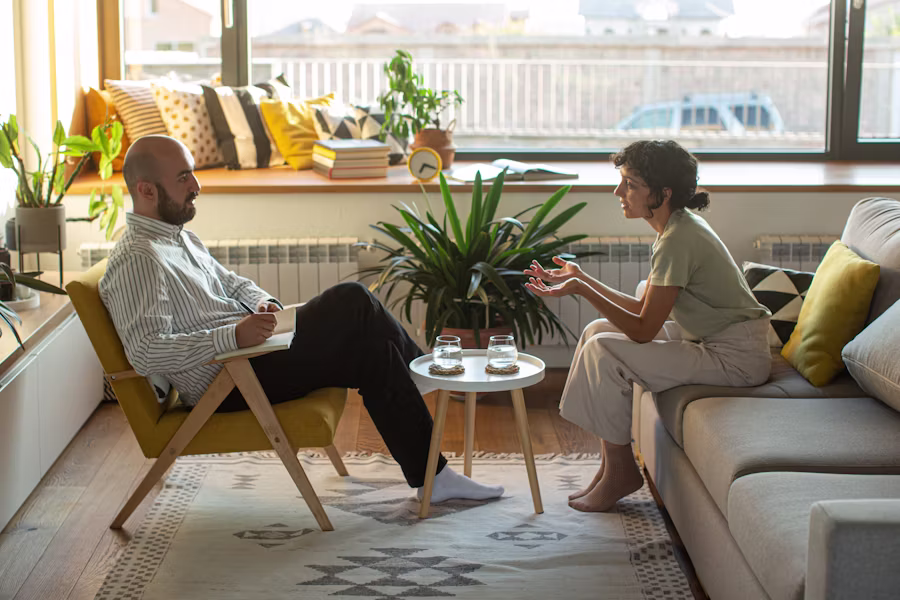 Modern therapy room in rehabilitation center